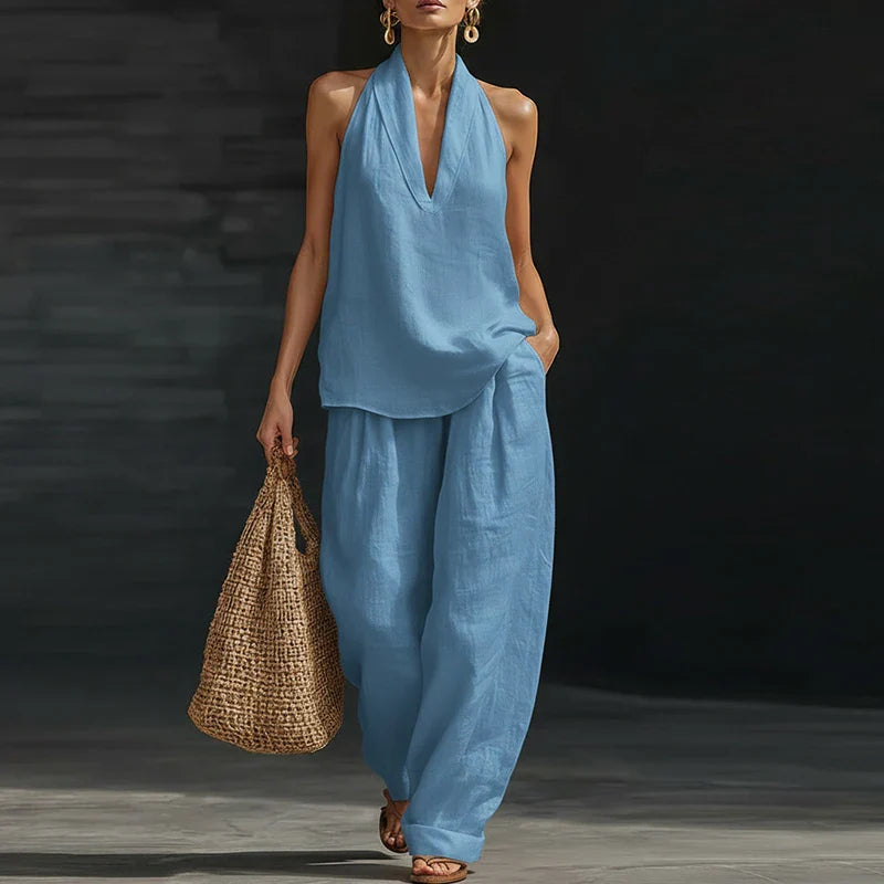Relaxed Halter Lounge Set