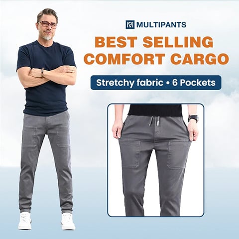 💥 MultiPants – High-Stretch, Multi-Pocket Durable Cargo Pants | Built for Movement & Everyday Utility 🎒